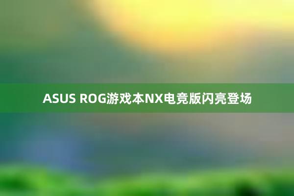 ASUS ROG游戏本NX电竞版闪亮登场